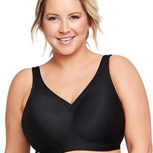 Glamorise MagicLift Wirefree Sports Bra  - Size 36H - NWOT